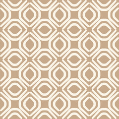 elegant seamless geometric pattern in neutral beige and cream.