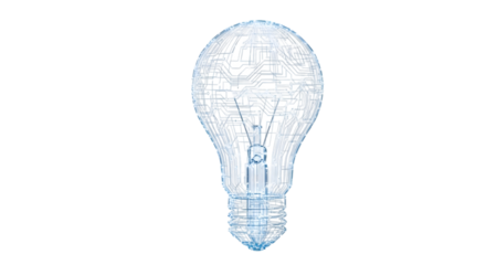 Artificial Intelligence Idea Lightbulb