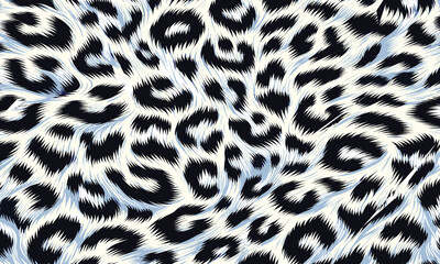 Exotic white leopard fur pattern texture vector with camouflage background perfect for trendy clothing, textile prints, and decorative home backgrounds.