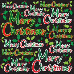 Christmas seamless pattern for gift wrap
