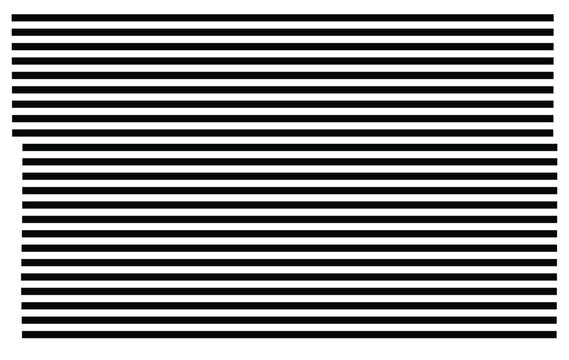 Symbol Map of the County Becker (Minnesota, US) showing the County with a few black horizontal lines