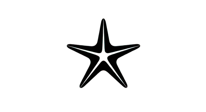 Elegant ethereal star design on stark black background emphasizing minimalism and sophistication