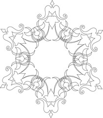 sketch vector illustration silhouette design icon symbol ornament decoration decoration mandala abstract modern classic vintage ethnic traditional symmetric