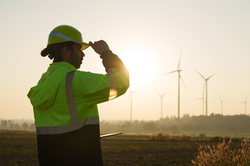 International engineers are investigating the operation of natural energy systems such as wind turbines and electric power.
