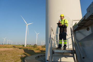 International engineers are investigating the operation of natural energy systems such as wind turbines and electric power.