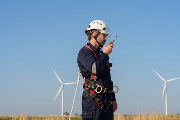 International engineers are investigating the operation of natural energy systems such as wind turbines and electric power.
