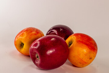 Fresh apples isolated on white background 19