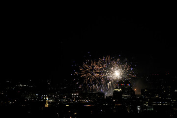Fireworks in Cincinnati Ohio, Usa