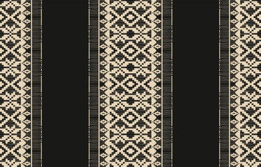 Southwest Native American seamless pattern, boho tribal Aztec Navajo geometric textile design, desert ethnic fabric background.