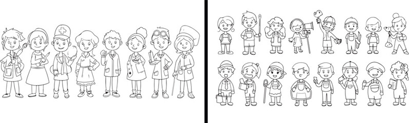 Kids Sports Illustration, Active Children Sketch, Playing Football Cartoon, Running and Jumping Kids, Outdoor Fun Clipart, Physical Activity Vector, Healthy Lifestyle Art, Kids Exercise Drawing, Sport