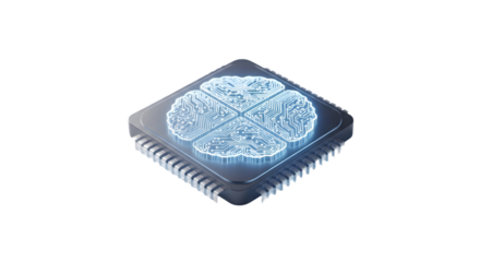 Human Brain Shaped AI Chip
