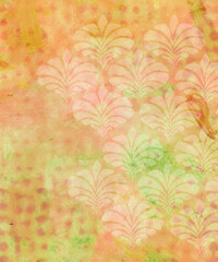 Digital Stationary Art Nouveau Watercolor Illustration