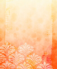 Digital Stationary Art Nouveau Watercolor Illustration