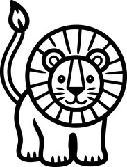 lion head vector