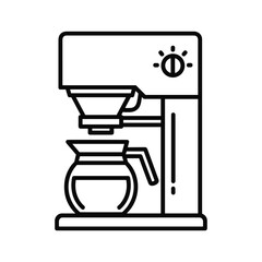 Line art icon of a framed picture hanging on a wall