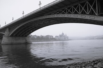 Fototapeta premium bridge over the river