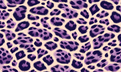 Purple leopard texture pattern vector ideal for stylish fabric and decor suitable for clothing patterns, wallpaper design, fabric art, and luxury decorations.