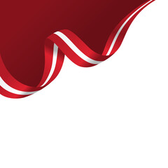 latvia national flag symbol wave ribbon