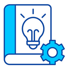 Knowledge Base Blue Icon