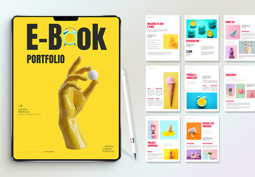 Creative Digital Portfolio E-Book Template