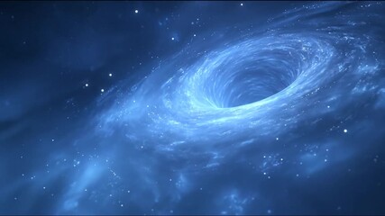 Cosmic vortex abstract depiction of a celestial phenomenon in deep space - Powered by Adobe