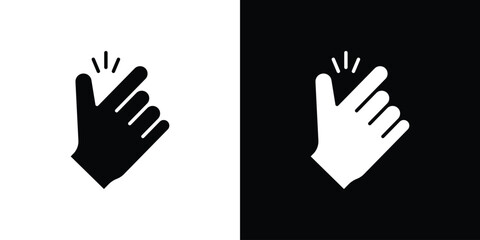 Easy to use icon flat design. Modern style in black color.