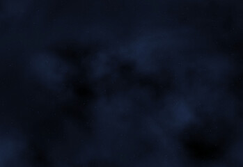Dark blue abstract smoky background with subtle stars