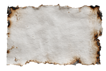 Burnt parchment, aged paper