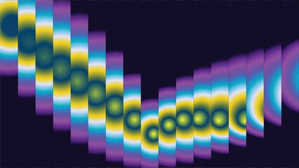 Abstract gradient composition in vibrant colors creating a dynamic and unique visual display