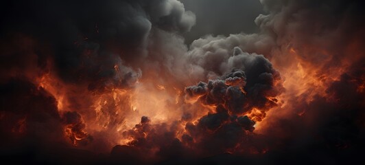 a light Aspidochelone , coming out of the smoke,generative AI