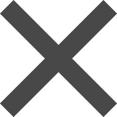 Obraz premium black and white cross