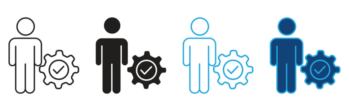 Capability Management icon set. Capability Icon Set Consisting of Multiple Styles, Vector Illustration.