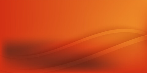 A dynamic gradient of warm orange and red hues creates a bold, abstract composition with fluid motion and dept eps 10.