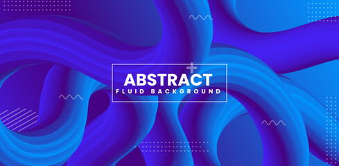 Colorful liquid 3d fluid shape gradient abstract vector background with glossy ribbon swirl. Futuristic tech design for presentation, header, and digital branding.