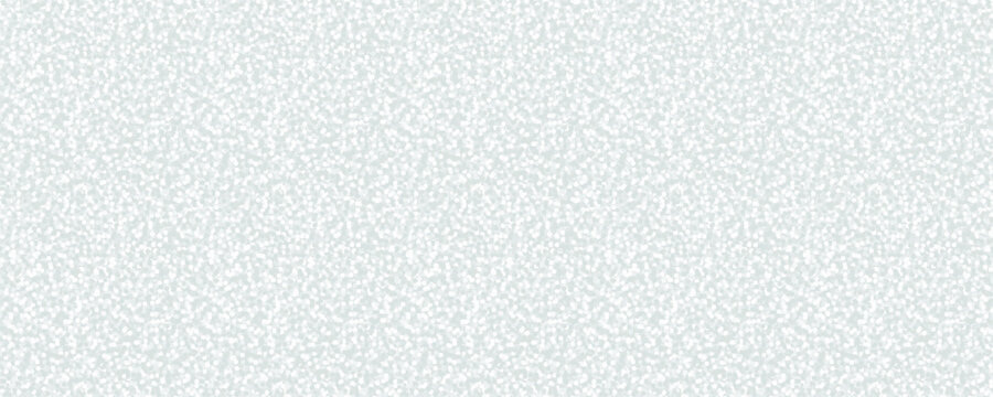 Snow glitter seamless pattern background in white with frosty sparkle. Vector sequin texture with shimmering dots. Glitter snow effect. Drag to swatches panel to use.