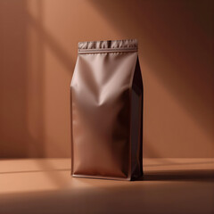 Matte Standing Pouch Mockup – Premium Packaging Template, Coffee Bag Mockup – Modern Red Pouch Design, Red Zip Pouch Mockup – Food Packaging Template, Clean Stand-Up Pouch Mockup for Branding
