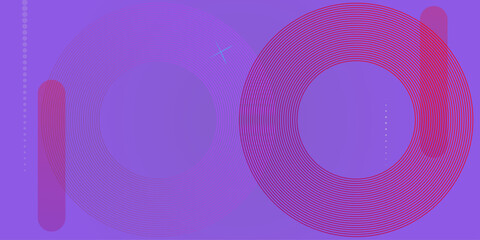 Abstract minimalist background with circle elements. Digital technology concept. Vector,  illustration, abstract, purple, light, pink, blue, design, color, illustration, wallpaper, water, texture .