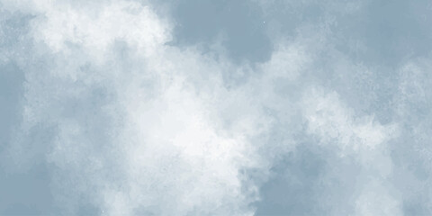 cloudy sky with color and white clouds filling the frame in an artistic watercolor painting style clouds background.