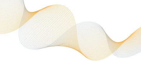 Abstract colorful blue; curve and wave lines on transparent background. Futuristic technology and dynamic wave pattern. vector illustrate	