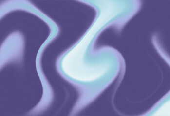 Abstract liquid swirl in cool purple and aqua tones with smooth curves, soft gradients, and a texture, creating a modern, versatile background for design projects and storytelling