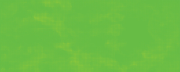Dots halftone green color pattern gradient texture with technology digital background. Dots pop art comics with nature graphic design.