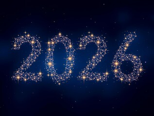  2026 festive, new year, card 