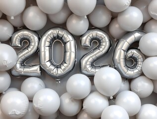  2026 festive, new year, card 