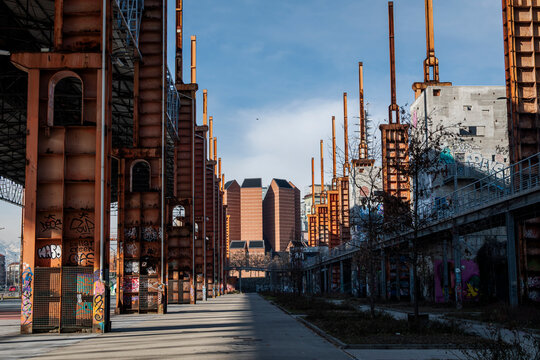 The Parco Dora in Turin is a public park once an industrial plant. In this context of industrial archeology is held the Kappa Festival.