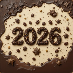  2026 festive, new year, card 