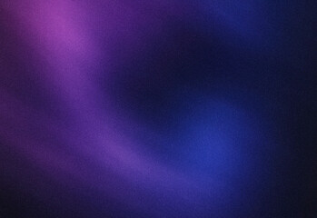 Abstract cosmic gradient with purple and blue nebula-like swirls, starry specks, and soft bokeh texture creating a dreamlike space atmosphere for technology, science, and design