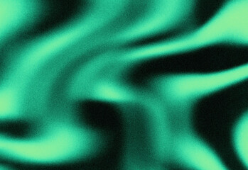 Abstract green and black swirling background texture with luminous emerald curves and subtle grain, ideal for tech branding, digital design, and presentations