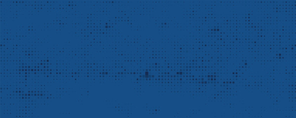 Dark BLUE vector modern geometrical circle abstract background. Dotted texture template. Geometric pattern in halftone style with gradient.