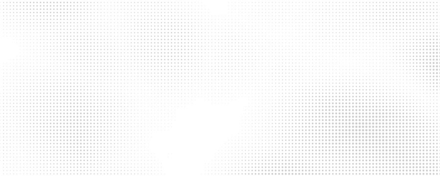 Abstract white and gray color background with halftone effect, dot pattern. Vector illustration.