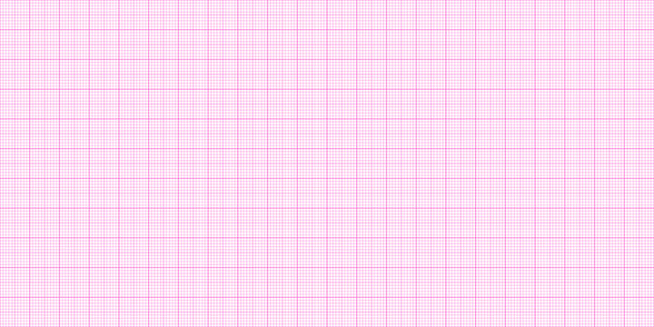 Pink Millimeter Grid Graph Paper. Horizontal Pattern Mat Square Background